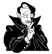 Dracula the celebrity life sticker #2570176