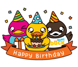 Happy Duck sticker #2570310