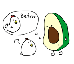 Mr. Avo sticker #2570529