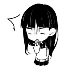 Monochrome Students sticker #2570993