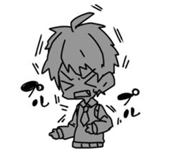 Monochrome Students sticker #2571000