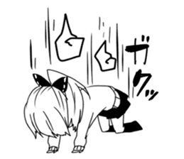 Monochrome Students sticker #2571004