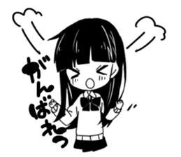 Monochrome Students sticker #2571011