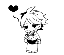 Monochrome Students sticker #2571016