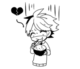 Monochrome Students sticker #2571017