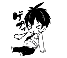 Monochrome Students sticker #2571018