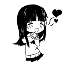 Monochrome Students sticker #2571019