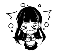 Monochrome Students sticker #2571021