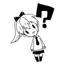 Monochrome Students sticker #2571023