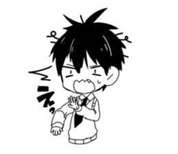 Monochrome Students sticker #2571024