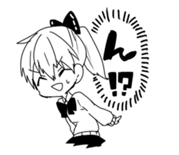 Monochrome Students sticker #2571025