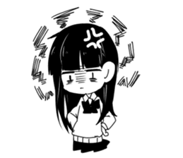 Monochrome Students sticker #2571030