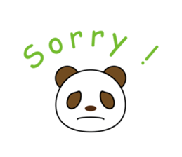 The Brown Panda sticker #2571156