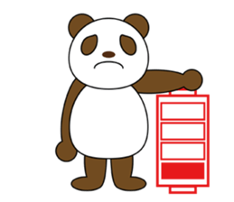 The Brown Panda sticker #2571187