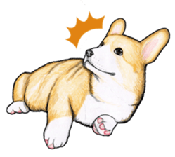 I LOVE CORGI  ! sticker #2571397