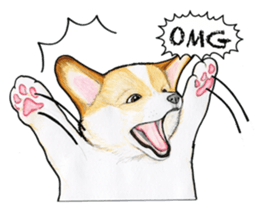 I LOVE CORGI  ! sticker #2571409