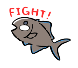 Deep sea fish sticker sticker #2572065