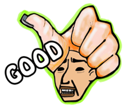 Strange man(English) sticker #2572111