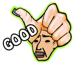 Strange man(English) sticker #2572111