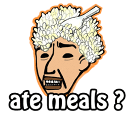 Strange man(English) sticker #2572120