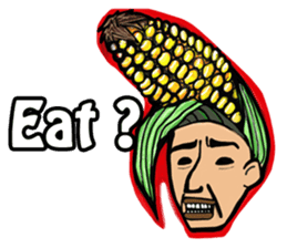 Strange man(English) sticker #2572122