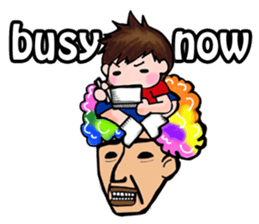 Strange man(English) sticker #2572125