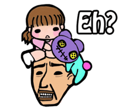 Strange man(English) sticker #2572126