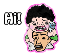 Strange man(English) sticker #2572129