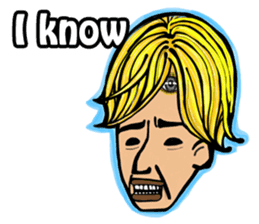 Strange man(English) sticker #2572130