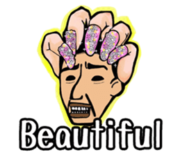 Strange man(English) sticker #2572136