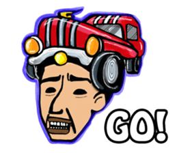 Strange man(English) sticker #2572137