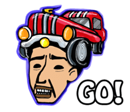 Strange man(English) sticker #2572137