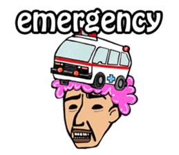 Strange man(English) sticker #2572138