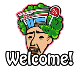 Strange man(English) sticker #2572142