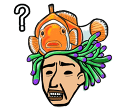 Strange man(English) sticker #2572144