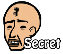 Strange man(English) sticker #2572147