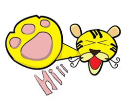 Nong Ma-Nao : Ma-Nao the Tiger sticker #2572391