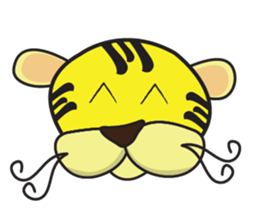 Nong Ma-Nao : Ma-Nao the Tiger sticker #2572409