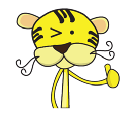 Nong Ma-Nao : Ma-Nao the Tiger sticker #2572419