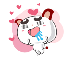 Little Red Cat sticker #2574236