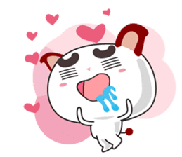 Little Red Cat sticker #2574236