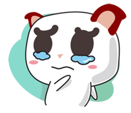 Little Red Cat sticker #2574261