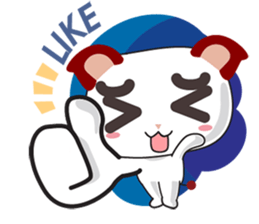 Little Red Cat sticker #2574263