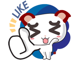 Little Red Cat sticker #2574263