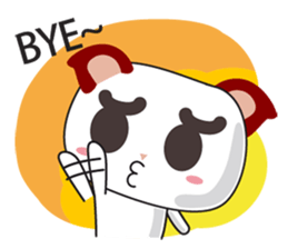 Little Red Cat sticker #2574270