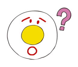 Good morning! It is a fried egg. sticker #2574774