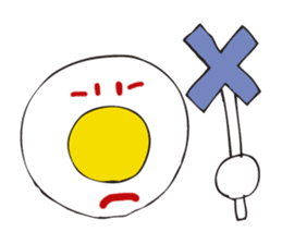 Good morning! It is a fried egg. sticker #2574776