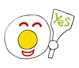 Good morning! It is a fried egg. sticker #2574777