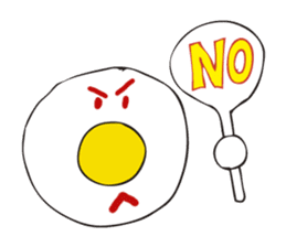 Good morning! It is a fried egg. sticker #2574778