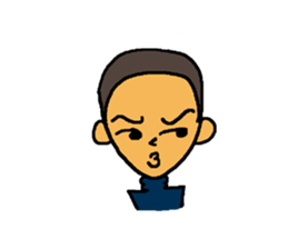 Baseball Team Face Sticker sticker #2577177